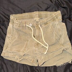 American Eagle Outfitters Green Cargo Shorts